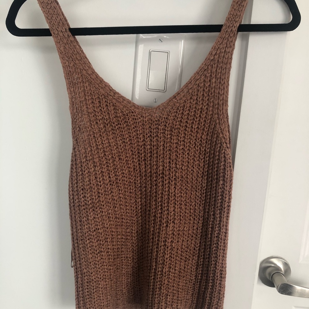 Sweater tank top